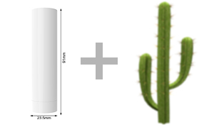 Custom Cactus Design PVC Power Bank