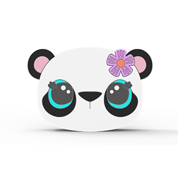 Custom Panda Shape Wireless Charger PAD